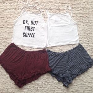 Pac Sun coffee halter top